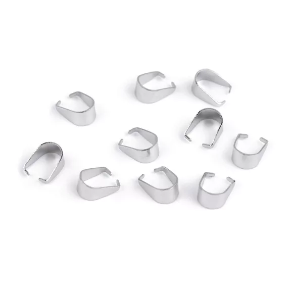 Rozsdamentes acél csúszda ékszerkészítéshez - 3 (5x10 mm) platina (50 db-os csomagolás) Rozsdamentes acél csúszda ékszerkészítéshez - 3 (5x10 mm) platina (50 db-os csomagolás)