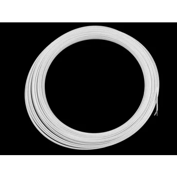   Lapos fémerősítés méterenként 3,5x2,5 mm - fehér (100 m-os csomagolás)