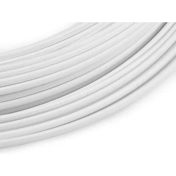   Lapos fémerősítés méterenként 3,5x2,5 mm - fehér (100 m-os csomagolás)