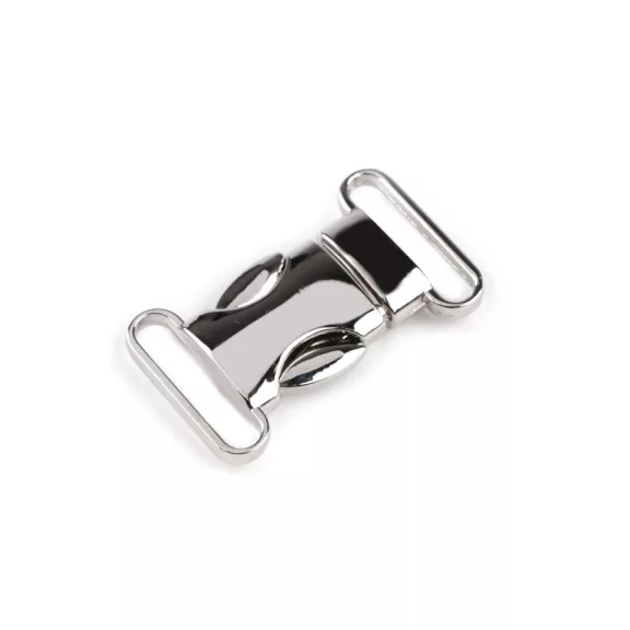 Fém kapocs szélessége 20 mm - nikkel (1 pár) Fém kapocs szélessége 20 mm - nikkel (1 pár)