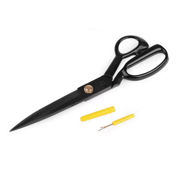 Szabóolló QK hossza 29 cm varratbontóval - fekete (3 db-os csomagolás) Szabóolló QK hossza 29 cm varratbontóval - fekete (3 db-os csomagolás)