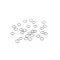 Kapocs karika zárt Ø6; 7; 9; 10 mm rozsdamentes acélból - 1 (6 mm) platina (10 g-os csomagolás)