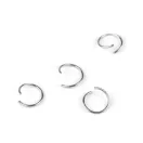 Kapocs karika szétnyitható Ø12 mm rozsdamentes acélból - platina (200 db-os csomagolás) Kapocs karika szétnyitható Ø12 mm rozsdamentes acélból - platina (200 db-os csomagolás)