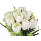 Cserepes mű tulipán virág - 1 fehér (1 db-os csomagolás) Cserepes mű tulipán virág - 1 fehér (1 db-os csomagolás)
