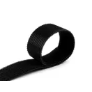 Tépőzár szélessége 15 mm kétoldalas - fekete Tépőzár szélessége 15 mm kétoldalas - fekete