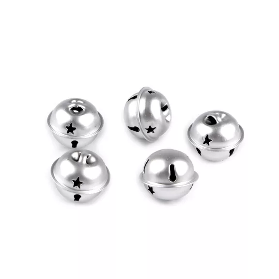 Harangok Ø24 mm, 30 mm - 1 (Ø24 mm) ezüst (10 db-os csomagolás) Harangok Ø24 mm, 30 mm - 1 (Ø24 mm) ezüst (10 db-os csomagolás)