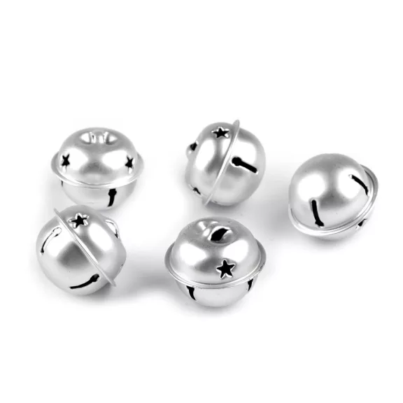 Harangok Ø24 mm, 30 mm - 3 (Ø30 mm) ezüst (10 db-os csomagolás) Harangok Ø24 mm, 30 mm - 3 (Ø30 mm) ezüst (10 db-os csomagolás)