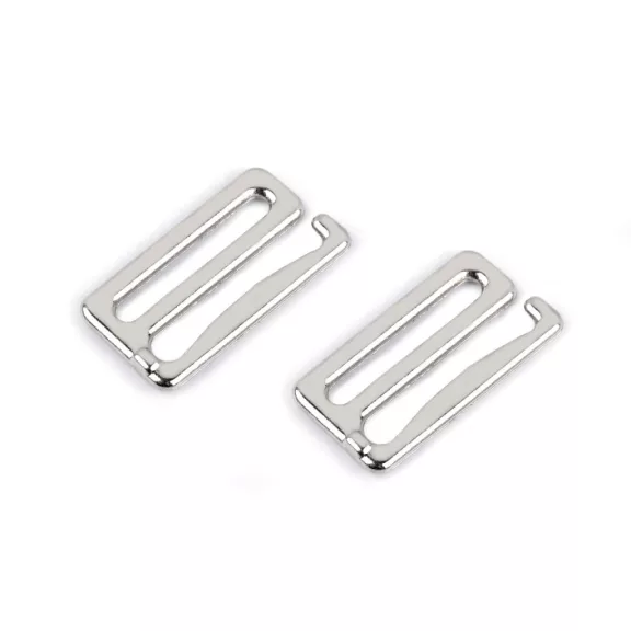 Fürdőruha és fehérnemű kapocs széles 28 mm - nikkel (2 db-os csomagolás) Fürdőruha és fehérnemű kapocs széles 28 mm - nikkel (2 db-os csomagolás)