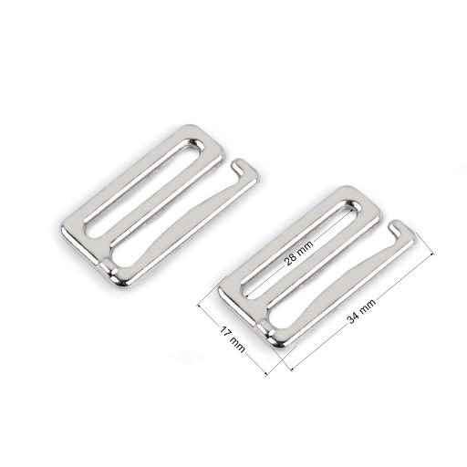 Fürdőruha és fehérnemű kapocs széles 28 mm