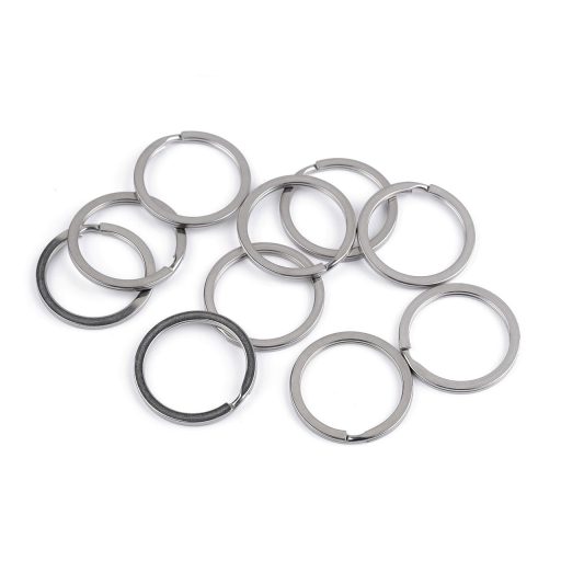 Sebészeti acél kulcstartó Ø25; 28; 32 mm-es lapos