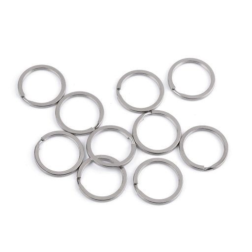 Sebészeti acél kulcstartó Ø25; 28; 32 mm-es lapos