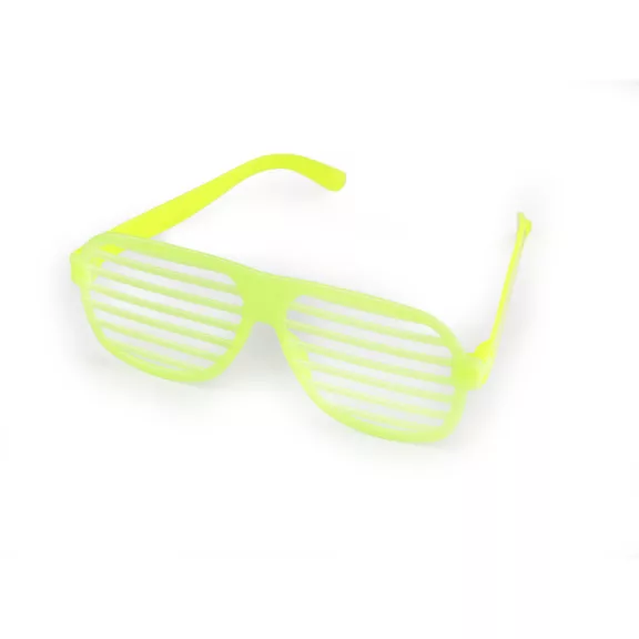 Párty / buli a sötétben világító szemüvegek Neon party kedvencek napsz - 5 neon zöld csíkos (6 db-os csomagolás) Párty / buli a sötétben világító szemüvegek Neon party kedvencek napsz - 5 neon zöld csíkos (6 db-os csomagolás)