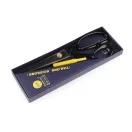 Szabó olló QK 24 cm és varratbontóval - fekete (3 db-os csomagolás)