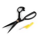 Szabóolló QK hossza 23 cm varratbontóval - fekete (3 db-os csomagolás) Szabóolló QK hossza 23 cm varratbontóval - fekete (3 db-os csomagolás)
