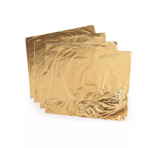 Füstfólia lapok díszítésre 14x14 cm - 3 arany (1 szett) Füstfólia lapok díszítésre 14x14 cm - 3 arany (1 szett)