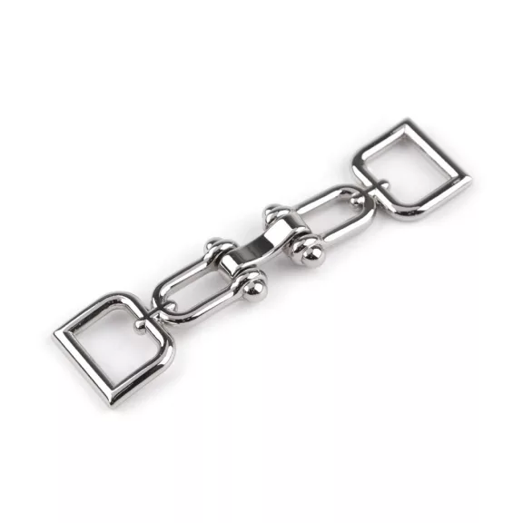Dísz kapocs lyuk 15 mm - 1 nikkel (1 pár) Dísz kapocs lyuk 15 mm - 1 nikkel (1 pár)
