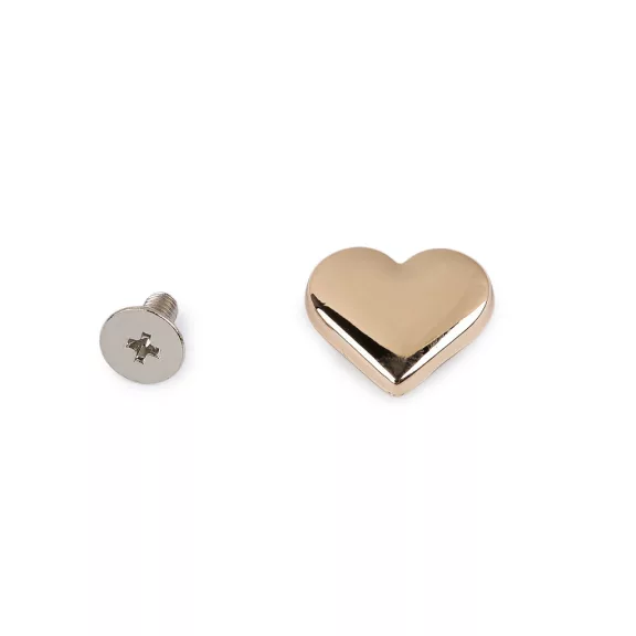 Öv csavar szív 15x14 mm nyreg csavar - 2 rózsaarany (7 pár) Öv csavar szív 15x14 mm nyreg csavar - 2 rózsaarany (7 pár)