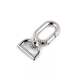 Fém forgó karabiner 13 mm