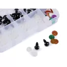 Csillámos biztonsági szemkészlet Ø10; 12 mm - 1 (10 mm) színkeverék (3 szett) Csillámos biztonsági szemkészlet Ø10; 12 mm - 1 (10 mm) színkeverék (3 szett)