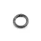 Dísz karabiner karika Ø20 mm - 2 nikkel fekete (10 db-os csomagolás)