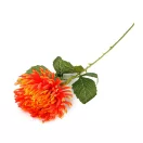 Mű krizantén - 10 (Ø18 cm) narancssárga nyitott (1 db-os csomagolás) Mű krizantén - 10 (Ø18 cm) narancssárga nyitott (1 db-os csomagolás)