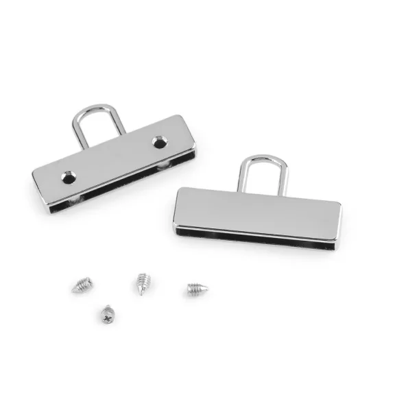 Fém heveder végzár széles 32 mm - 1 nikkel (10 db-os csomagolás) Fém heveder végzár széles 32 mm - 1 nikkel (10 db-os csomagolás)