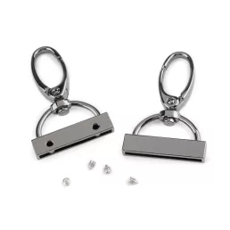 Karabiner heveder végzár széles 30 mm