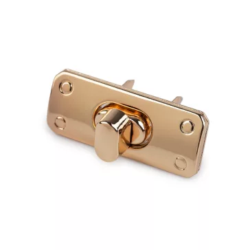 Táska kapocs 17x43 mm - 3 rózsaarany (30 szett)