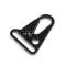 Fém karabiner befűző 32 mm - fekete lakk (1 db-os csomagolás)