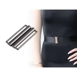 Fém kapocs kabátokra, bundákra, áthúzó 38 mm