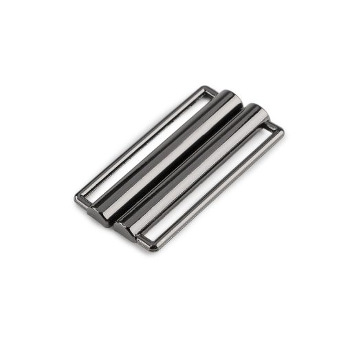 Fém kapocs kabátokra, bundákra, áthúzó 38 mm