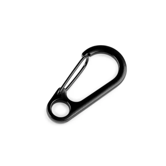 Fém karabiner befűző 8 mm - 2 fekete lakk (10 db-os csomagolás) Fém karabiner befűző 8 mm - 2 fekete lakk (10 db-os csomagolás)