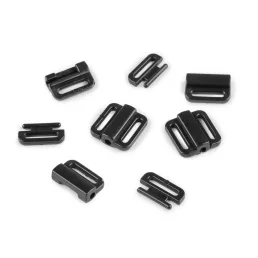 Fürdőruha kapocs széles 10 mm műanyag
