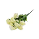 Mű szekfű virágcsokor - 4 rózsaszín lila (4 db-os csomagolás) Mű szekfű virágcsokor - 4 rózsaszín lila (4 db-os csomagolás)