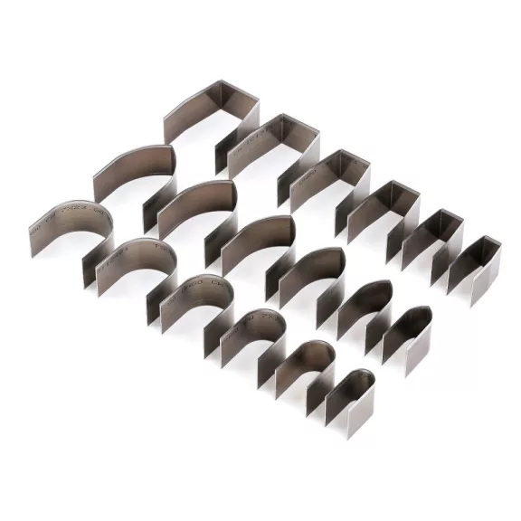 18 db diy kézi bőrvágó forma óra öv öv hátizsák - nikkel (2 szett) 18 db diy kézi bőrvágó forma óra öv öv hátizsák - nikkel (2 szett)