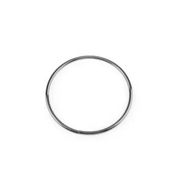   Fém karika nem hegesztett / táskafül Ø11 cm - 2 nikkel fekete (12 db-os csomagolás)