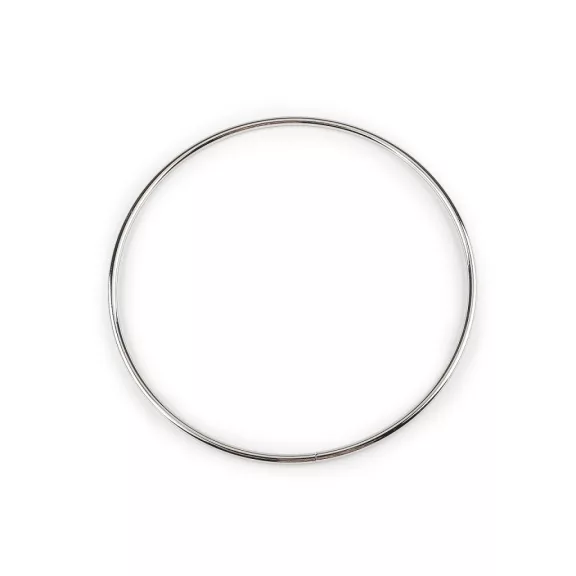 Fém táskafül karika Ø18,7 cm - nikkel (4 db-os csomagolás) Fém táskafül karika Ø18,7 cm - nikkel (4 db-os csomagolás)