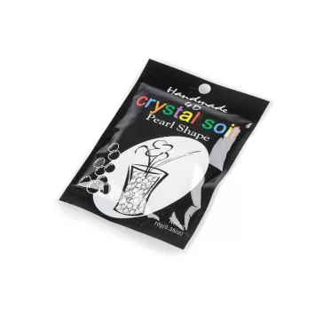  Zselégyöngy - gél golyók vázába Ø14 mm - 5 Transparent (45 zacskó)