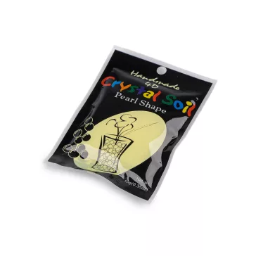   Zselégyöngy - gél golyók vázába Ø14 mm - 6 sárga (45 zacskó)