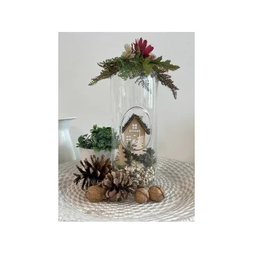   Aerárium / üveg henger 40,5x29 cm - Transparent (3 db-os csomagolás)
