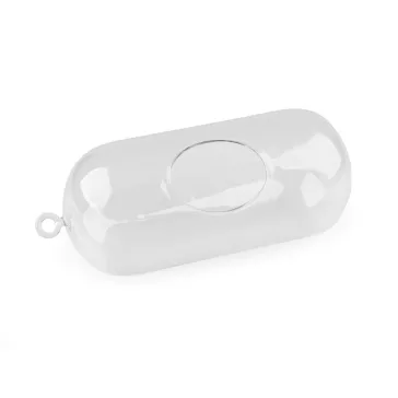   Aerárium / üveg henger 11x25 cm - Transparent (1 db-os csomagolás)