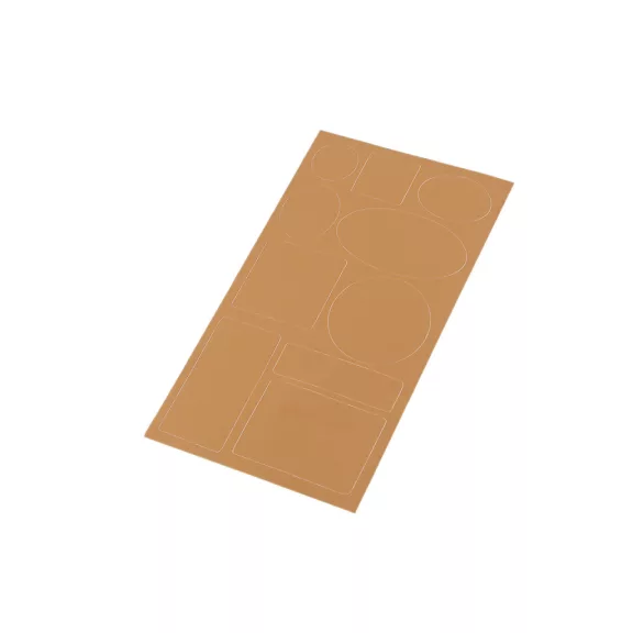 Öntapadós vízálló foltok különböző formák - 2 világosbarna (10 db-os csomagolás) Öntapadós vízálló foltok különböző formák - 2 világosbarna (10 db-os csomagolás)