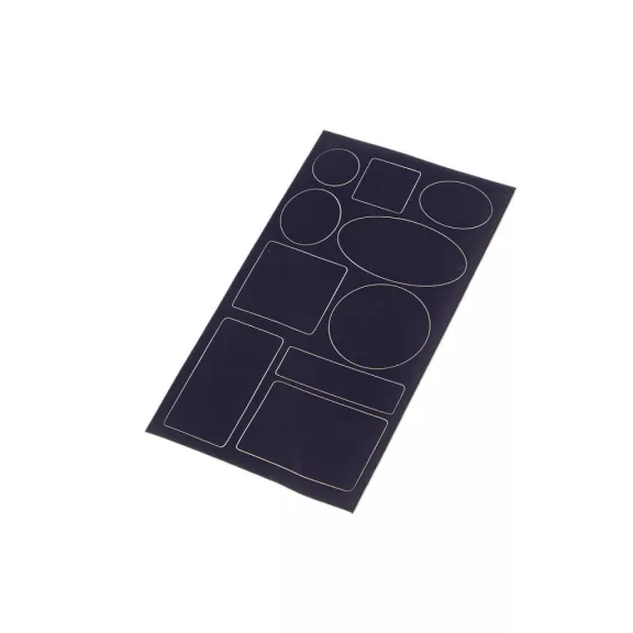 Öntapadós vízálló foltok különböző formák - 9 blue dark (1 db-os csomagolás) Öntapadós vízálló foltok különböző formák - 9 blue dark (1 db-os csomagolás)