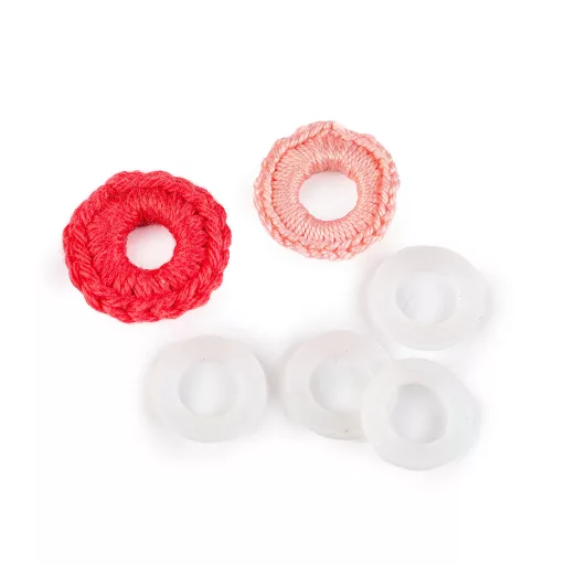 Szilikon karikák táskák, kézitáskák horgolásához Ø15 mm