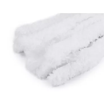   Jumbo mikroplüss drótok / állatkák készítéséhez Ø20 mm hossz 100 cm - 1 fehér (5 db-os csomagolás)