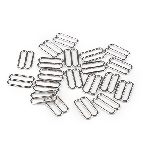 Bújtató és rövidítő melltartó pántokhoz / csokornyakkendőhöz 15 mm fém