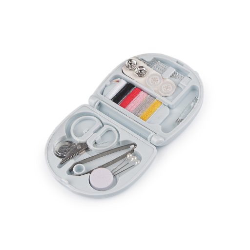 Utazó varrókészlet műanyag dobozban