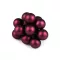 Mini karácsonyi gömbök dróton Ø2,5 cm - matt és fényes - 16 pink matt (12 db-os csomagolás)