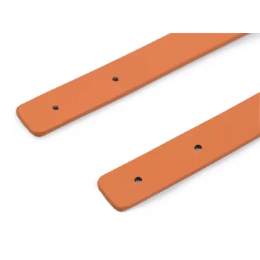   Bőr táskafül széles 1,5cm hossza 45 cm - barna konyak (10 db-os csomagolás)