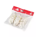 Karácsonyi függő dísz tobozok 9 cm - természetes fehér arany (9 db-os csomagolás) Karácsonyi függő dísz tobozok 9 cm - természetes fehér arany (9 db-os csomagolás)